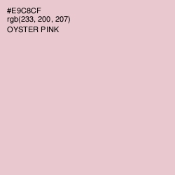 #E9C8CF - Oyster Pink Color Image